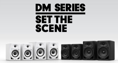 Pioneer DJ DM-50D-BT-W 5-Inch desktop monitor system with Bluetooth  functionality (White)